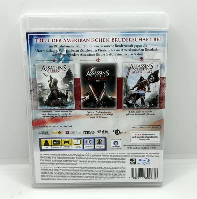 GRA PS3 ASSASSINS CREED THE AMERICAN SAGA