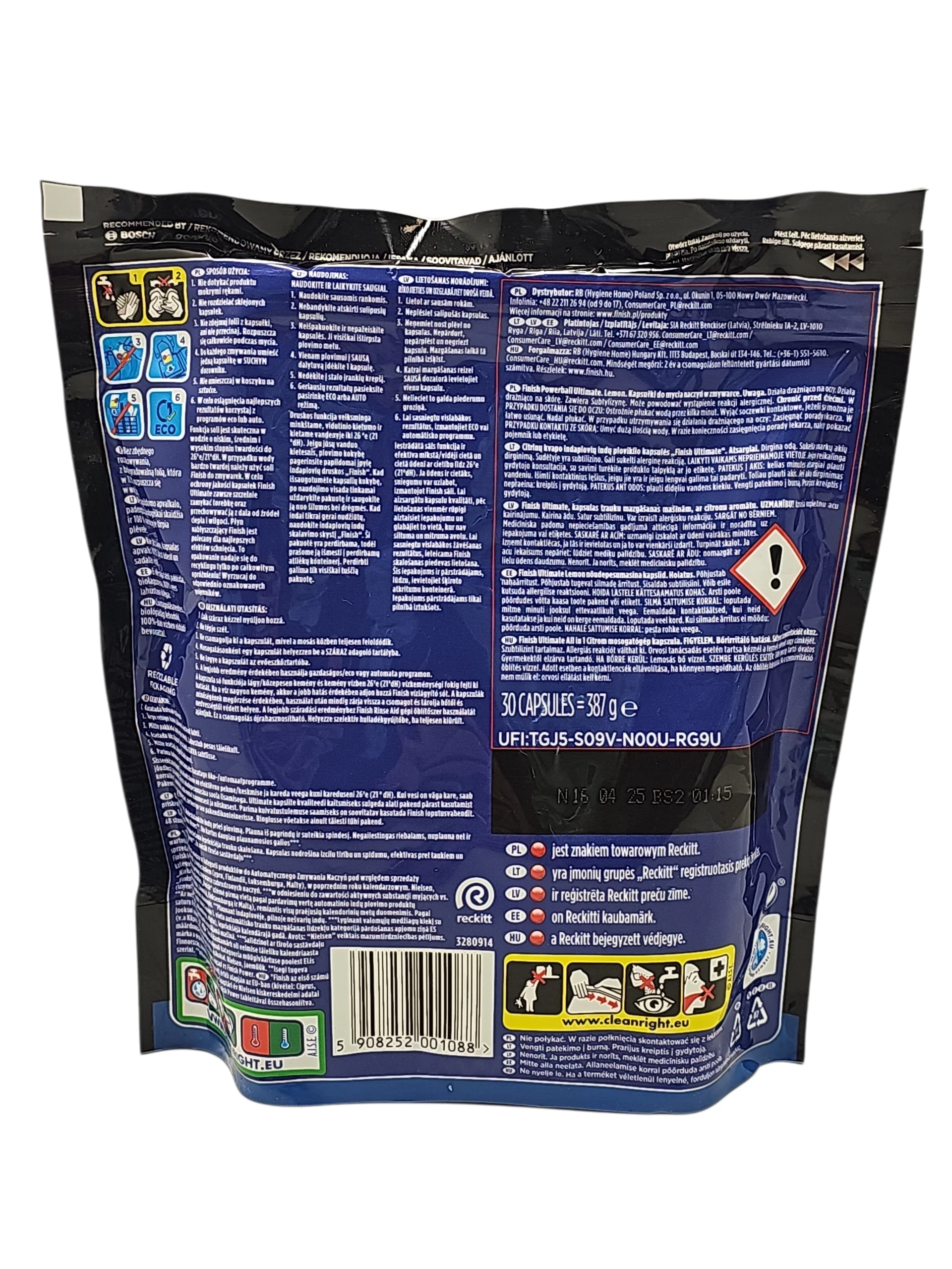 kapsulki-do-zmywarki-finish-powerball-ultimate-deep-clean-shine-30-szt-ean-gtin-5908252001088