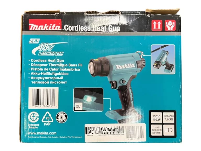 OPALARKA AKUMULATOROWA MAKITA DHG180