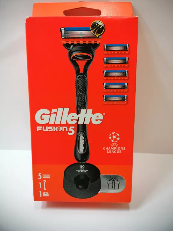 GILLETTE FUSION 5 MASZYNKA DO GOLENIA + 5 OSTRZY