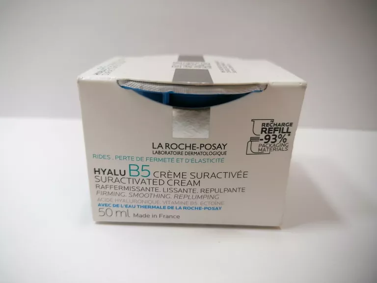 LA ROCHE-POSAY HYALU B5 KREM UJĘDRNIAJĄCO-REGENERUJĄCY, REFILL 50ML