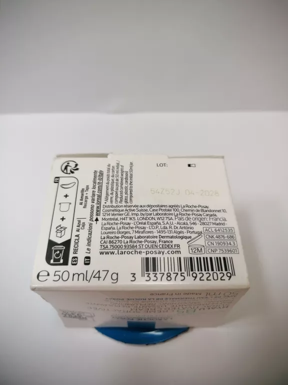 LA ROCHE-POSAY HYALU B5 KREM UJĘDRNIAJĄCO-REGENERUJĄCY, REFILL 50ML