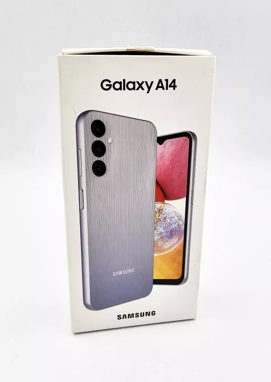 TELEFON SAMSUNG GALAXY A14 / SM-A145R / SREBRNY / KOMPLET