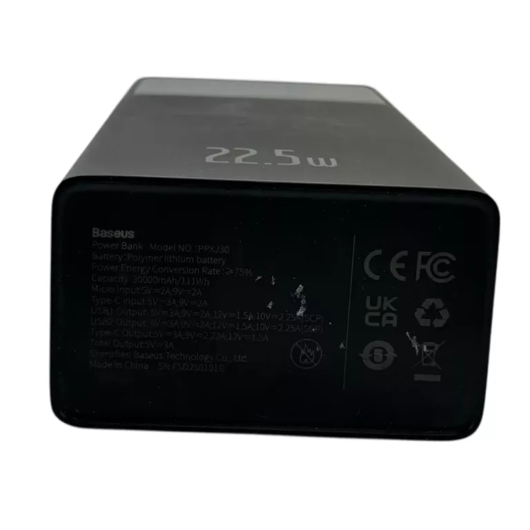 POWERBANK BASEUS PPXJ30 30000MAH