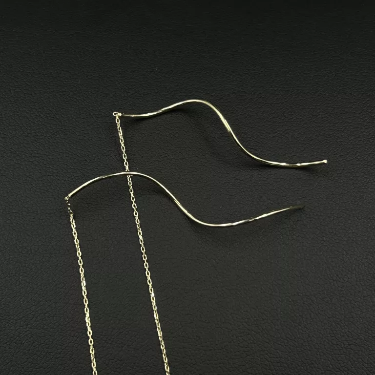 PIĘKNA NOWA PARA ZŁOTYCH KOLCZYKÓW 585/14K/1,53 G POLSKI WYRÓB