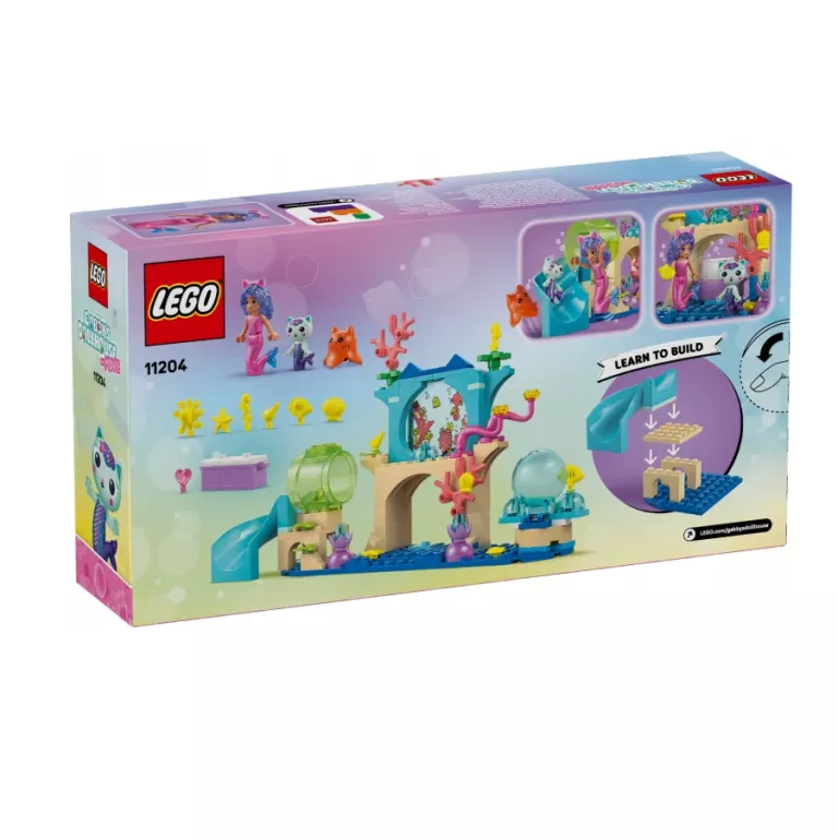 LEGO GABBY'S DOLLHOUSE 11204 PODWODNA PRZYGODA SYRENKI GABI