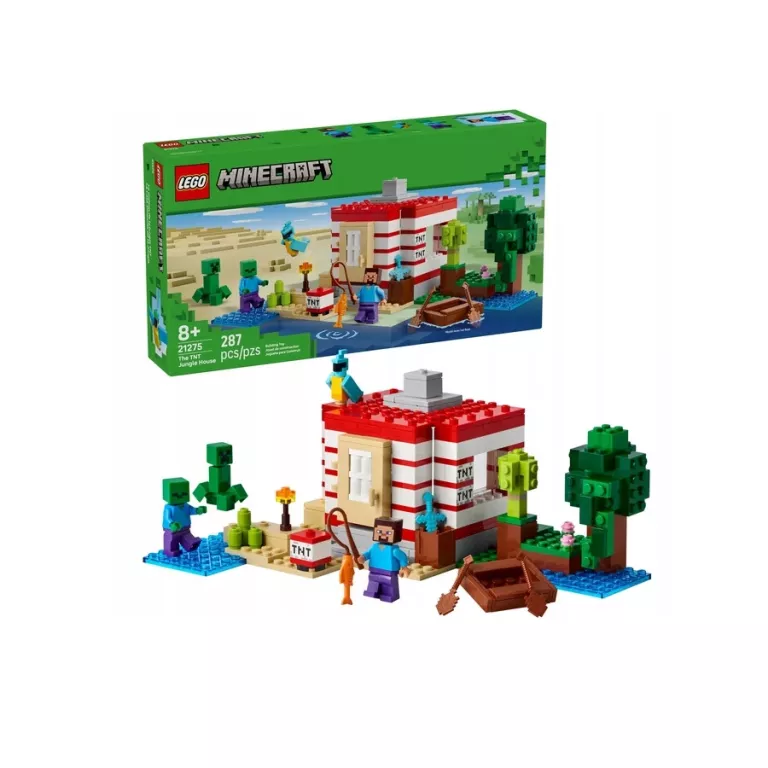 LEGO MINECRAFT 21275 TNT DOM W DŻUNGLI