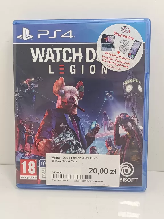 GRA PS4 WATCH DOGS LEGION