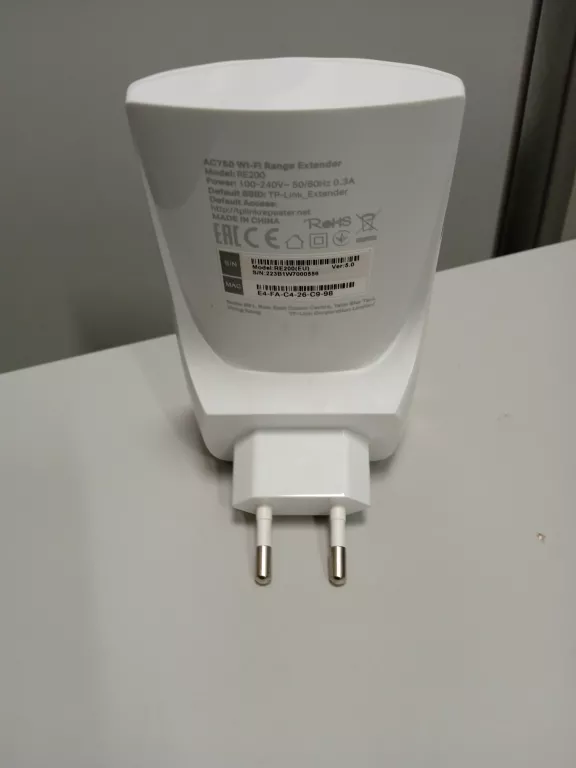 WZMACNIACZ SIECI TP-LINK RE200 UŻYWANY