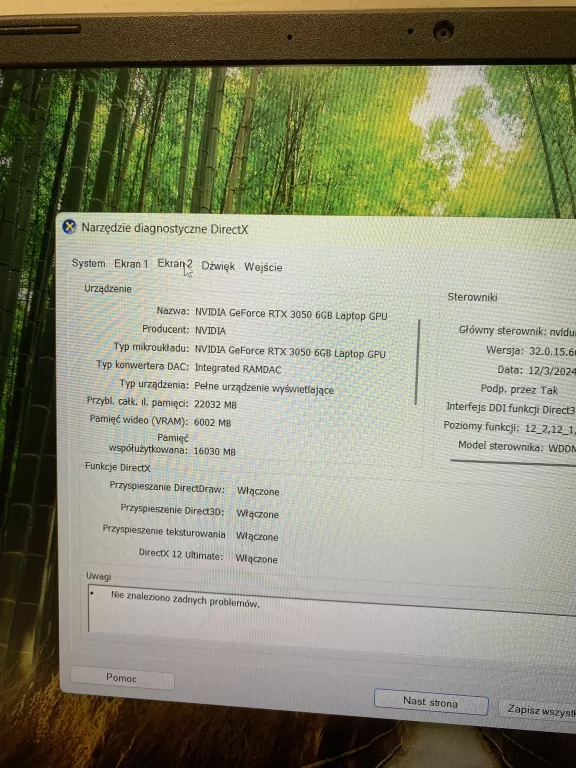 LAPTOP  ACER NITRO V 15 32/512GB RYZEN 5 RTX3050