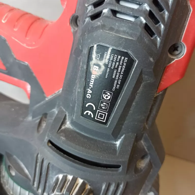 SZLIFIERKA DO GIPSU BMR-DWS1800PRO