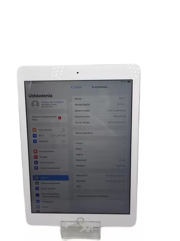TABLET IPAD GEN 5 32 GB