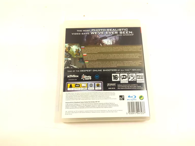 GRA PS3 CALL OF DUTY 4