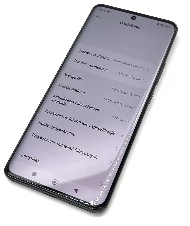 TELEFON XIAOMI REDMI NOTE 14 PRO 5G 256 GB