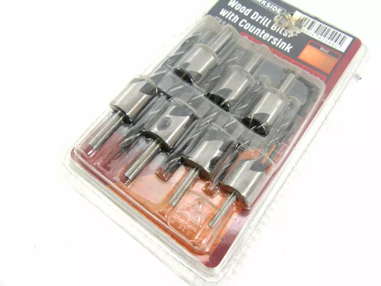 WIERTŁA DO DREWNA Z POGŁĘBIACZEM, 7 ELEMENTÓW PARKSIDE