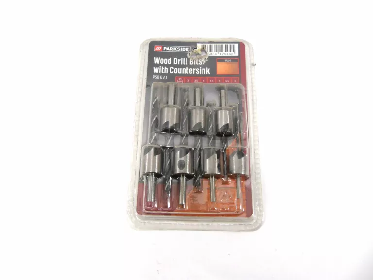 WIERTŁA DO DREWNA Z POGŁĘBIACZEM, 7 ELEMENTÓW PARKSIDE