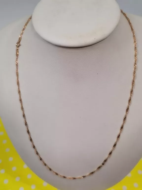 ZŁOTY ŁAŃCUSZEK 585 50CM