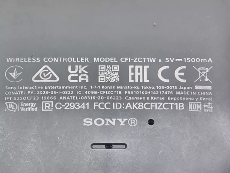 PAD KONTROLER SONY DUALSENSE DO PS5 PLAYSTATION 5 CFI-ZCT1W CZARNY BLACK