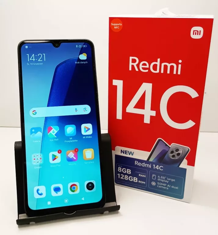 XIAOMI REDMI 14C 4/128 GB ZESTAW