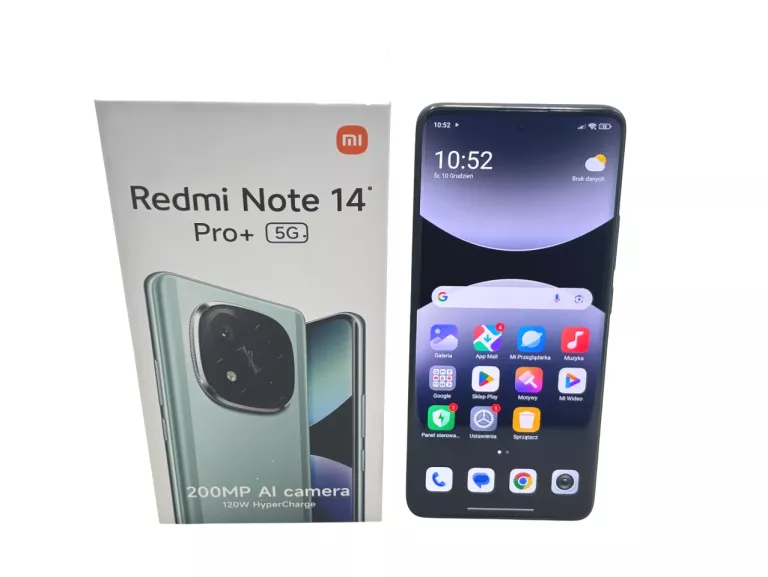 TELEFON XIAOMI REDMI NOTE 14 PRO+ 5G 12/256GB 6.67" 120HZ 5110MAH CZARNY