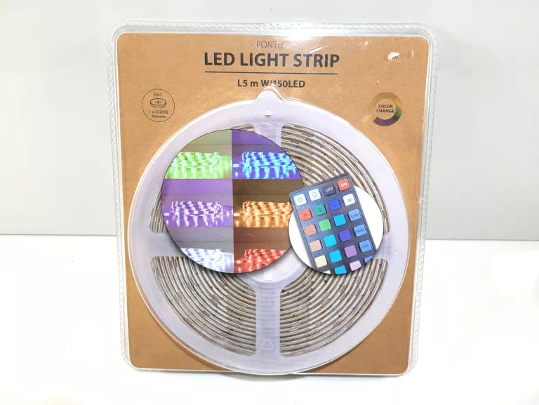 TAŚMA LED PONTUS ZDALNE STEROWANIE L5 M W/150LED 5 M