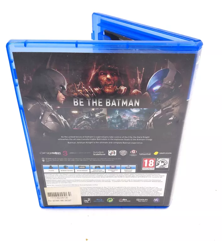GRA NA PS4 BATMAN ARKHAM KNIGHT