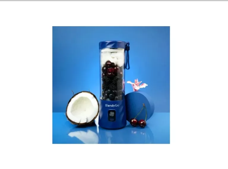 BEZPRZEWODOWY BLENDER BLENDYGO 3 PRZENOŚNY 550 ML USB MOCNY GRANATOWY