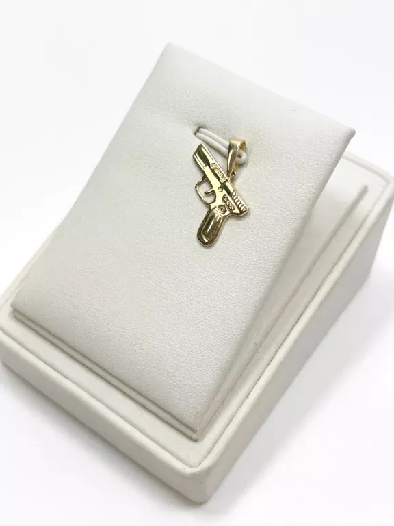 ZŁOTA ZAWIESZKA PISTOLET 585 - 0,86G