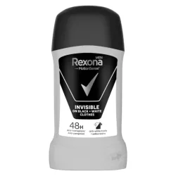 REXONA MEN ANTYPERSPIRANT MĘSKI W SZTYFCIE INVISIBLE BLACK&WHITE 50ML