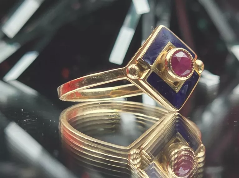 ZŁOTY PIERŚCIONEK 583 2,35 R.11