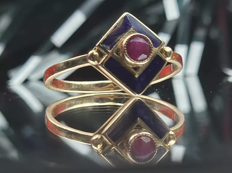 ZŁOTY PIERŚCIONEK 583 2,35 R.11