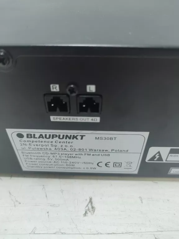 WIEŻA BLAUPUNKT MS30BT