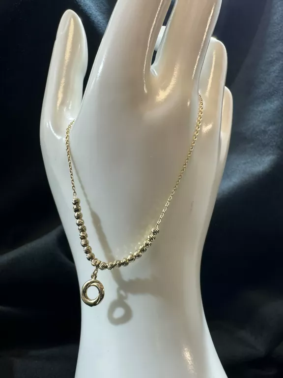 PIĘKNA ZŁOTA  BRANSOLETKA