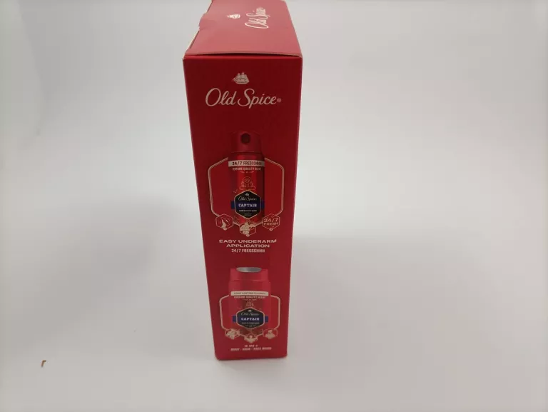 ZESTAW PREZENTOWY OLD SPICE CAPTAIN DEZODORANT 150ML I ŻEL 250ML