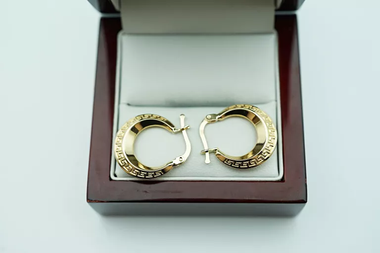 zlote-wiszace-kolczyki-kola-wzor-grecki-585184gzatrzask-rodzaj-2205-2