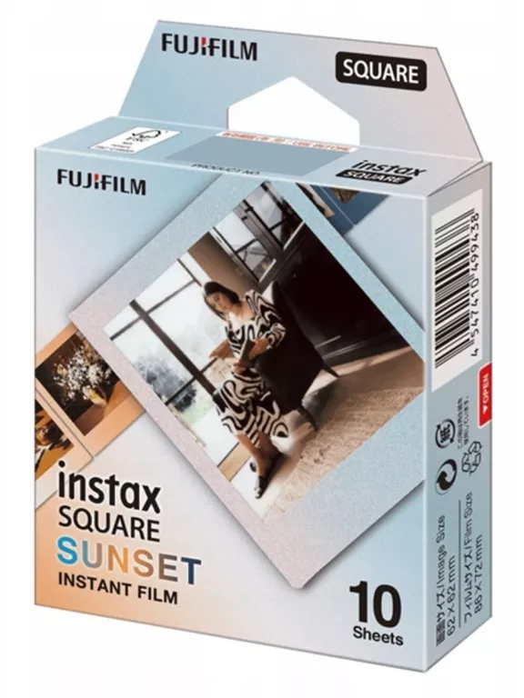 WKŁAD DO APARATU FUJIFILM INSTAX SQUARE SUNSET 10 ARKUSZY