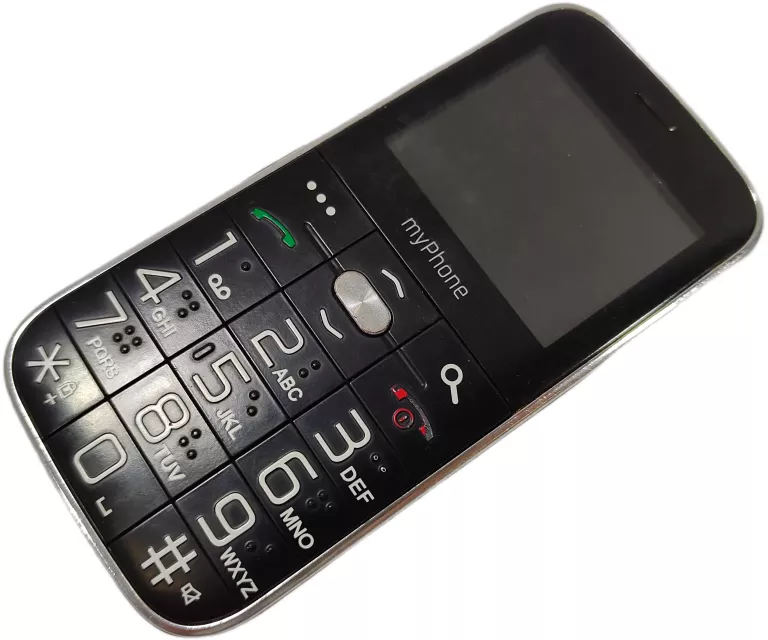 TELEFON DLA SENIORA MYPHONE HALO C 2,2'' DUAL SIM SOS CZARNY MYPHONE HALO