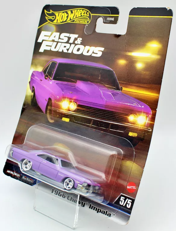 AUTO HOT WHEELS PREMIUM FAST & FURIOUS 1966 CHEVY IMPALA 5/5 HNW46