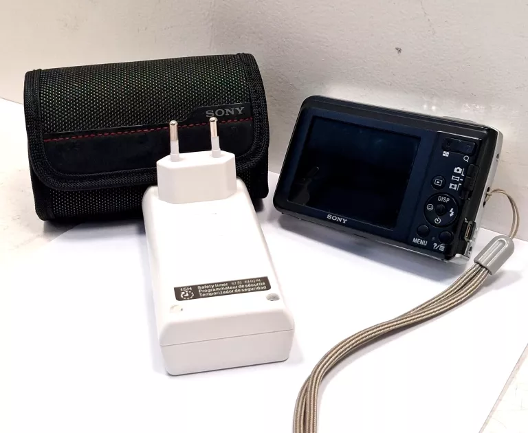 APARAT SONY DSC-S5000 + ŁADOWARKA + ETUI