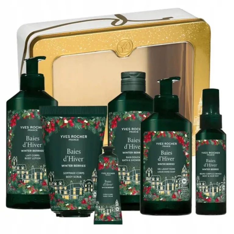 YVES ROCHER ZESTAW PREZENTOWY ZIMOWE OWOCE 6 PRODUKTÓW