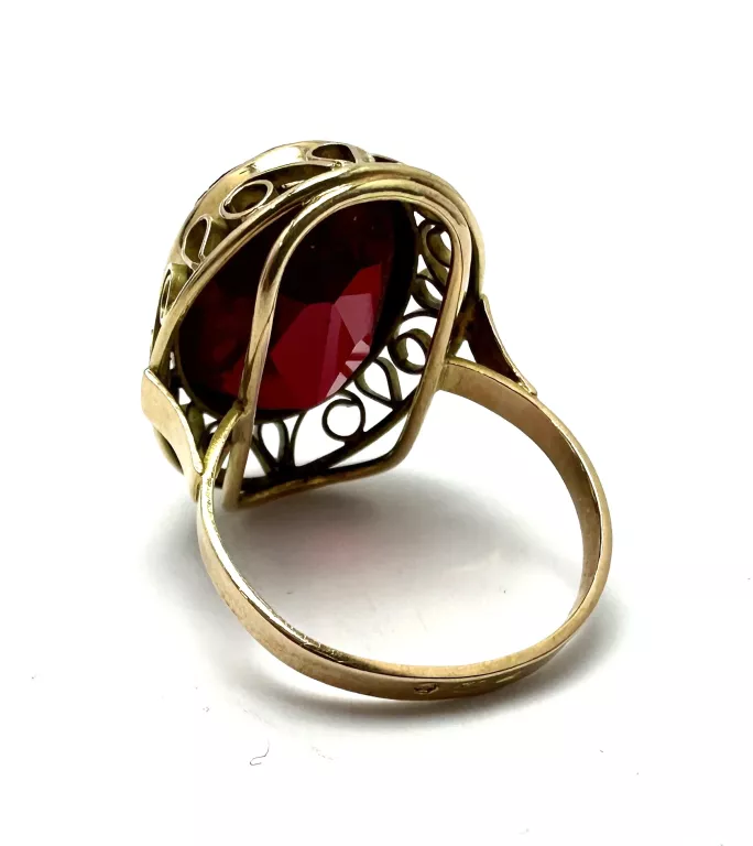 ZŁOTY PIERŚCIONEK 585 - 12,20G - R28