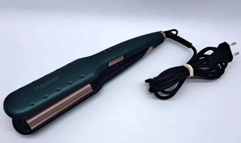 LOKÓWKA DO WŁOSÓW KEMEI FALOWNICA CERAMICZNA KARBOWNICA 60W TPC 130-220 C