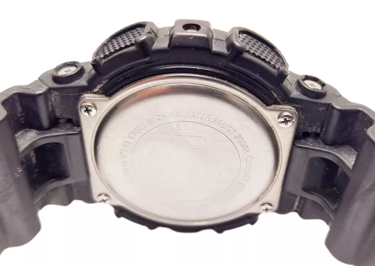 CASIO GA 100 CZARNY LEKKO USZKODZONY PASEK
