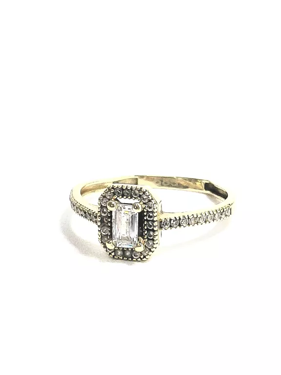 PIĘKNY ZŁOTY PIERŚCIONEK P:585  W:1,84G R:17