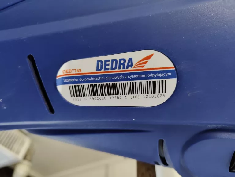 SZLIFIERKA DO GIPSU GŁADZI ŻYRAFA DEDRA DED7748 710W