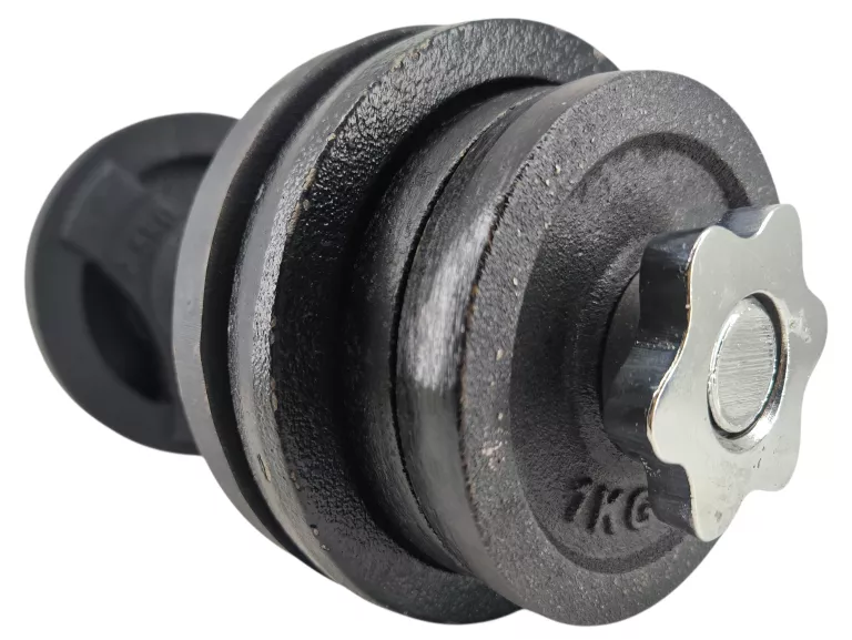 HANTLA ŻELIWNA ODWAŻNIKI + GRYF 15 KG