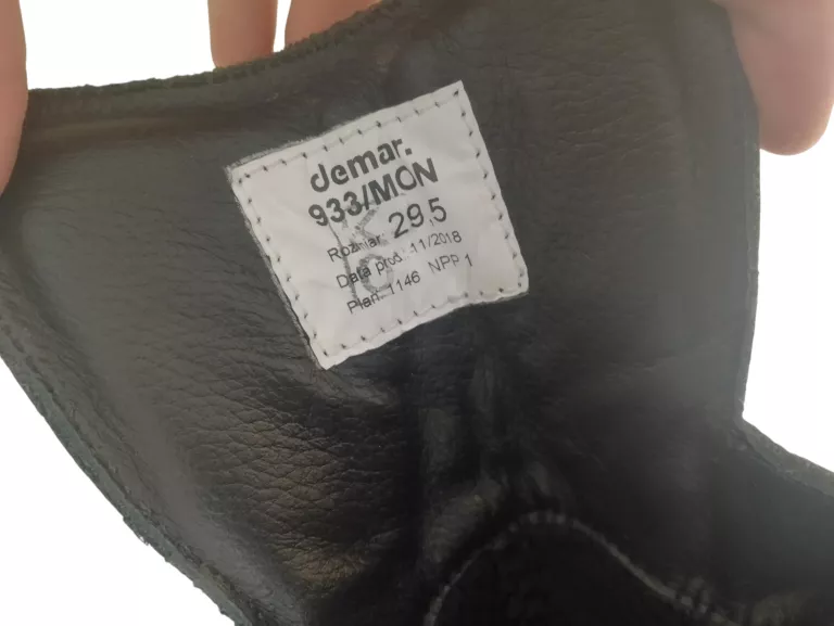 BUTY WOJSKOWE CZARNE R45