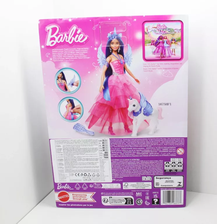 BARBIE SAPPHIRE SKRZYDLATY JEDNOROŻEC LALKA 65 ROCZNICA HRR16