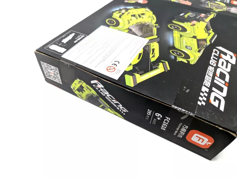 FORANGE, SELEDYNOWE AUTO SPORTOWE, KLOCKI KONSTRUKCYJNE, 295 ELEMENTÓW