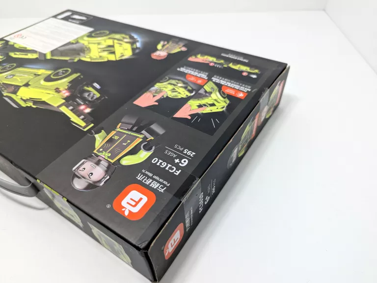 FORANGE, SELEDYNOWE AUTO SPORTOWE, KLOCKI KONSTRUKCYJNE, 295 ELEMENTÓW